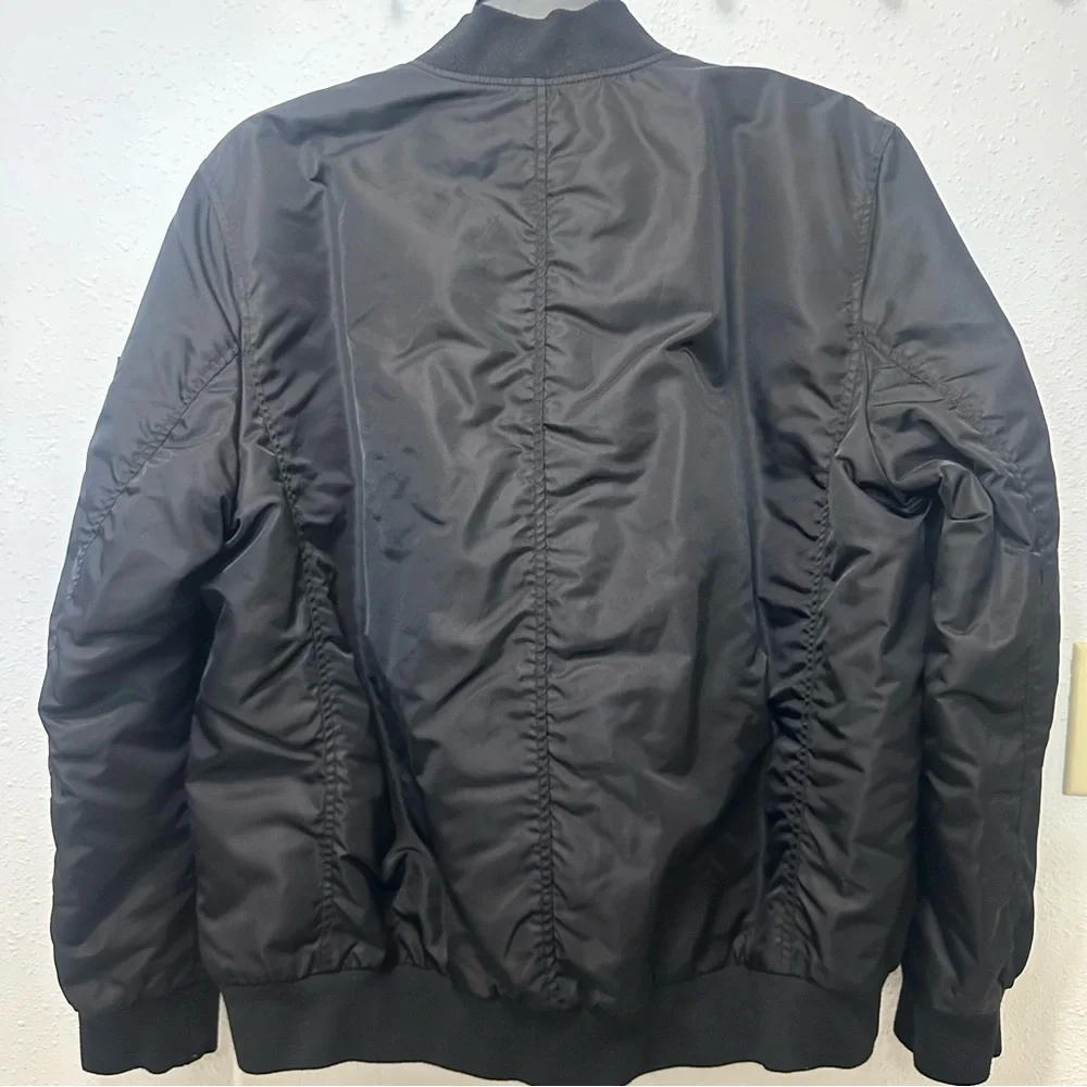 Calvin Klein Men's Classic Black Bomber Jacket - Picture 9 of 9